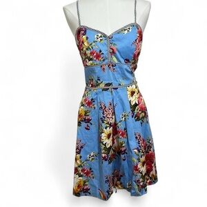 Alyn Paige - Floral Retro Inspired Cottagecore Sundress - Medium